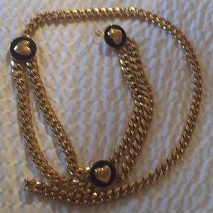 ST. JOHN Belt, gold chain